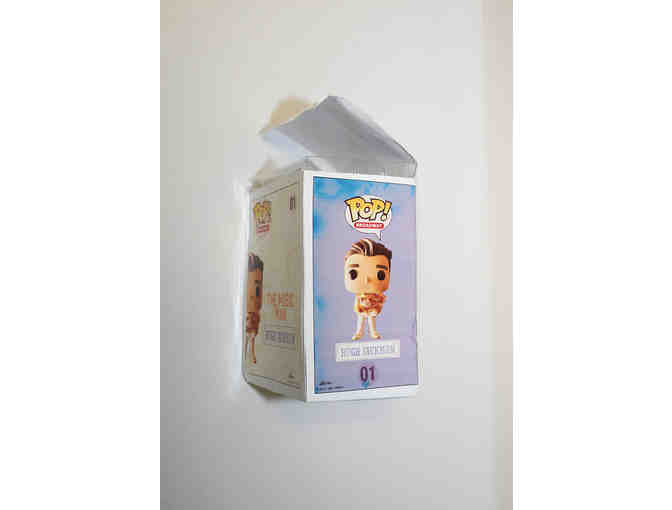 Hugh Jackman-signed The Music Man Harold Hill custom Broadway POP! Figurine