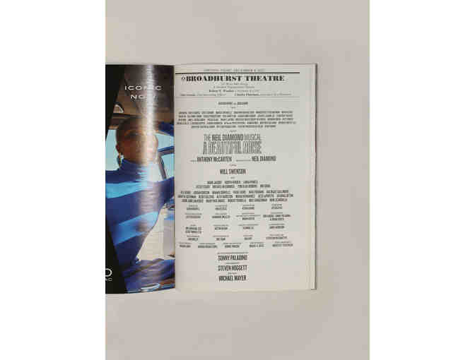 Nick Fradiani, Will Swenson & cast-signed A Beautiful Noise Playbill