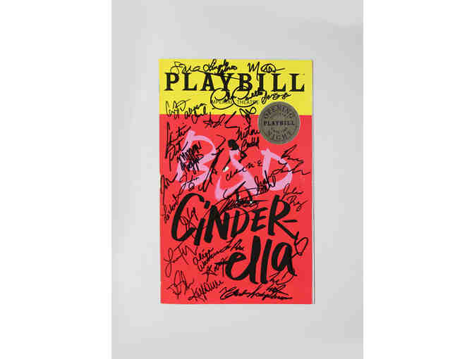 Carolee Carmello, Linedy Genao, Jordan Dobson & cast-signed Bad Cinderella opening night Playbill