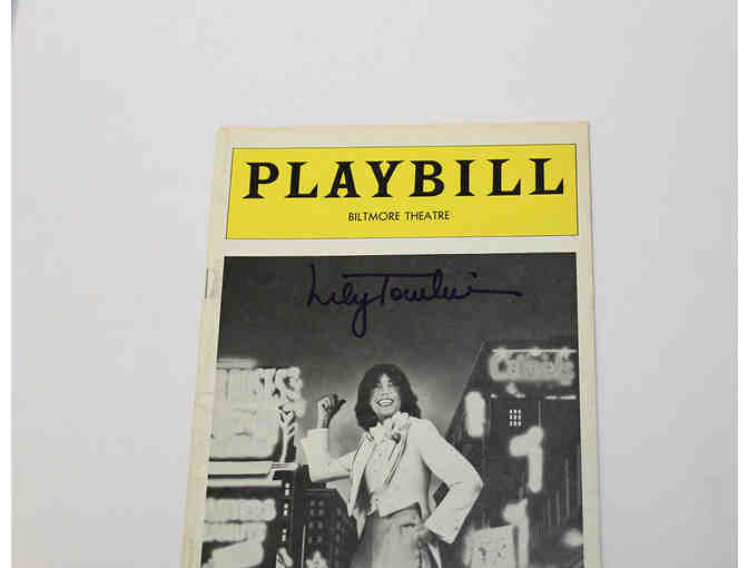 LIly Tomlin signed Appearing Nitely Playbill