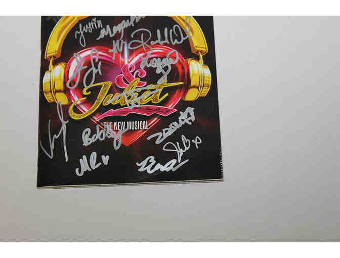 Stark Sands, Paulo Szot, Lorna Courtney & cast-signed & Juliet Playbill