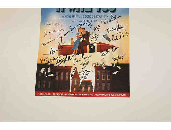 James Earl Jones, Annaleigh Ashford & full cast-signed You Cant Take It with You poster