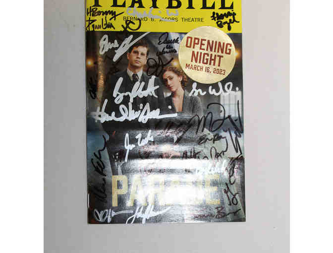 Ben Platt, Micaela Diamond & cast-signed Parade opening night Playbill