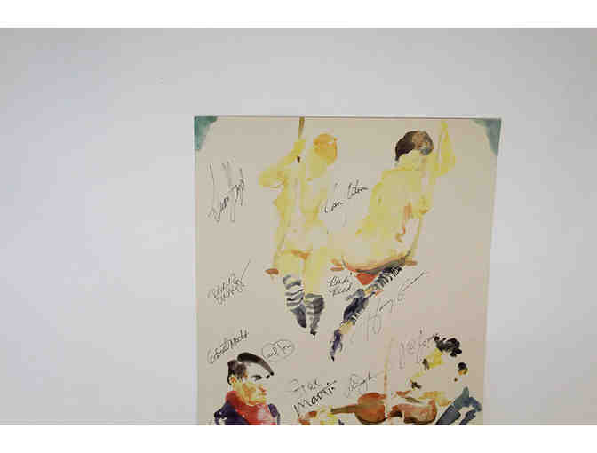 Steve Martin, Harry Groener & full cast-signed Picasso at the Lapin Agile Off-Broadway Poster