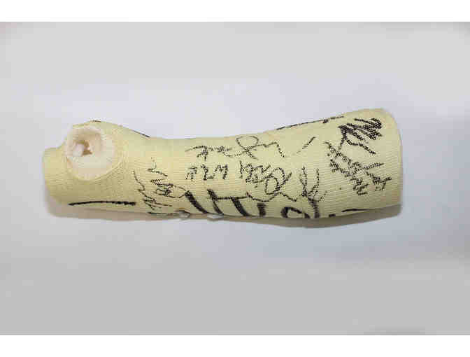 Will Roland, Mike Faist & Broadway cast-signed Dear Evan Hansen stage-worn arm cast