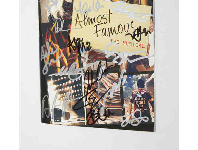 Casey Likes, Solea Pfeiffer & cast-signed Almost Famous Playill