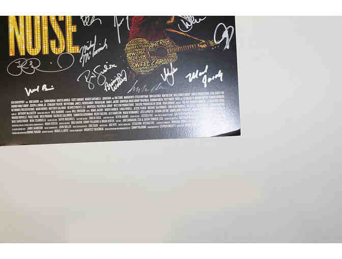 Nick Fradiani, Will Swenson, Robyn Hurder & cast-signed A Beautiful Noise poster