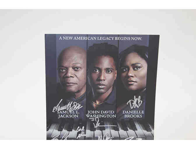 Samuel L. Jackson, Danielle Brooks & cast-signed The Piano Lesson poster