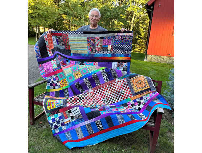 Get 'All Wrapped Up' as Harvey Fierstein Blankets You in His Handmade Technicolor Quilt