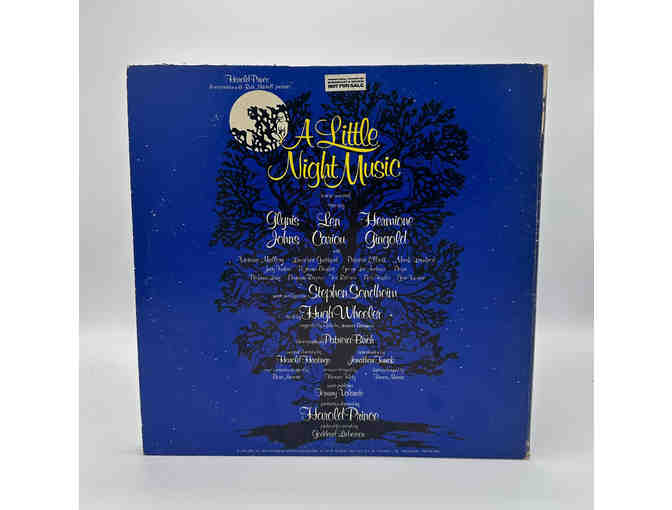 Stephen Sondheim-Signed A Little Night Music Original Album Plus Letters from Harold Prince