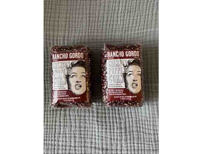 2 Packages of Heirloom Crimson Popcorn from Rancho Gordo - Photo 1