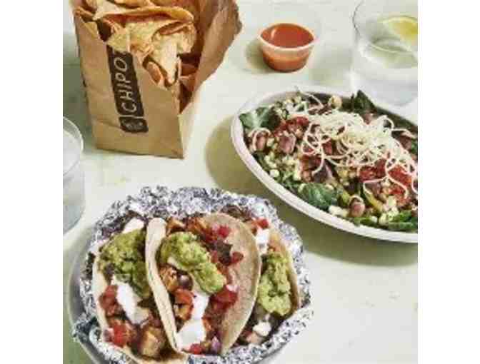 Chipotle TWO entrees and chips & queso! - Photo 1