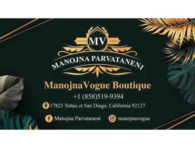 Saree by Manojna Vogue