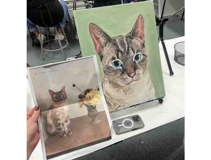 Acrylic Pet Portrait 16' x 20'