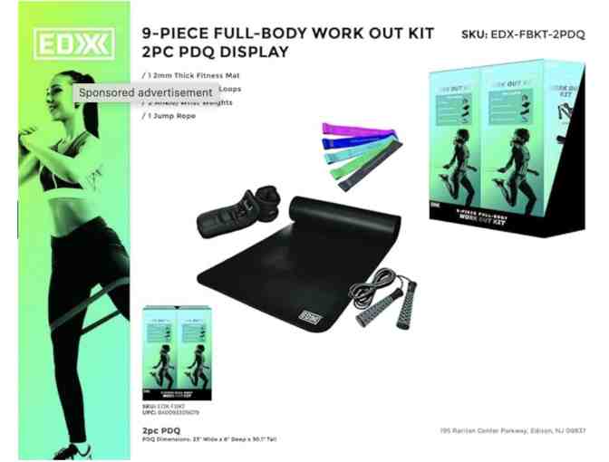 Complete Home Fitness Solution: EDX 9-Piece Full Body Workout Kit - Photo 1