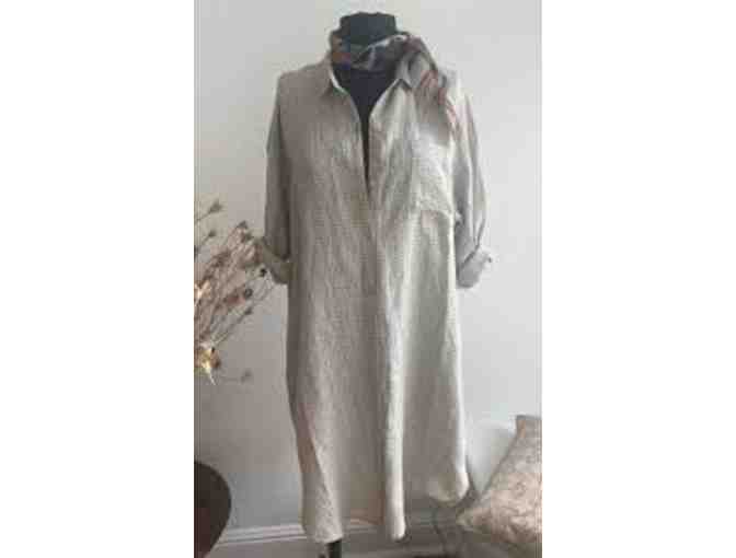 Jess Brown Oxford Shirt Dress - Photo 1