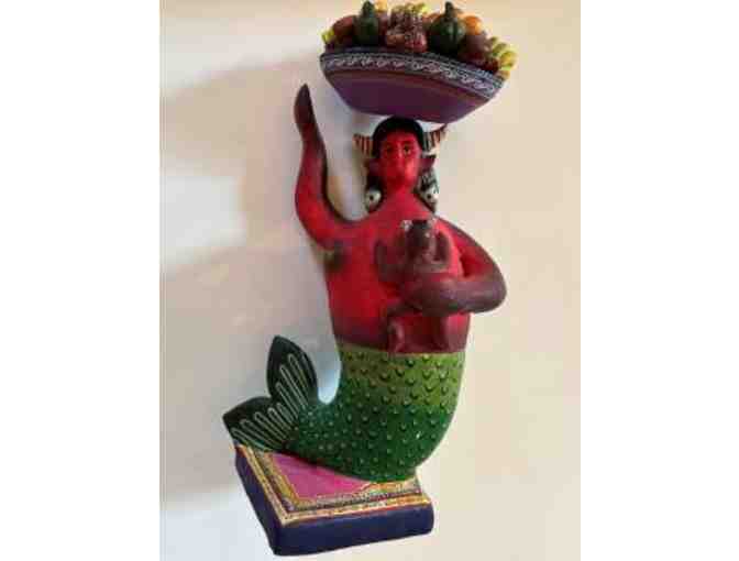 B. Tomes - Pair of Large Red Mermaids