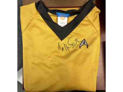 Replica Captain Kirk Uniform Signed By William Shatner