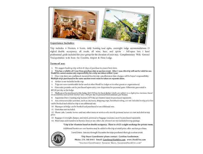 4-Man Argentina Dove Hunt