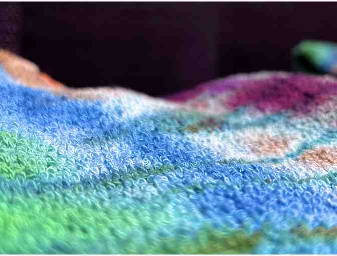 Totally Groovy Tie Dyed Towels and Soap Set #1