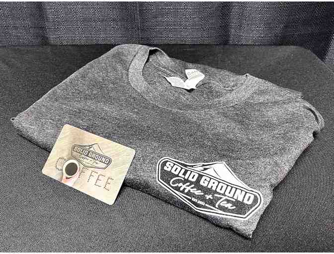 $25 Gift Card and T-Shirt from Solid Ground Coffee and Tea - Photo 1