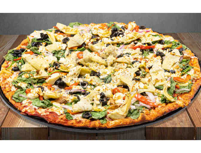 One Large Pizza with 1/2 Order of Spuds from Abby's Pizza