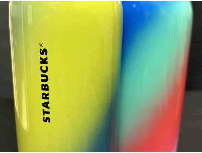 Starbucks Multi-Colored Tumblers and Coffee Package