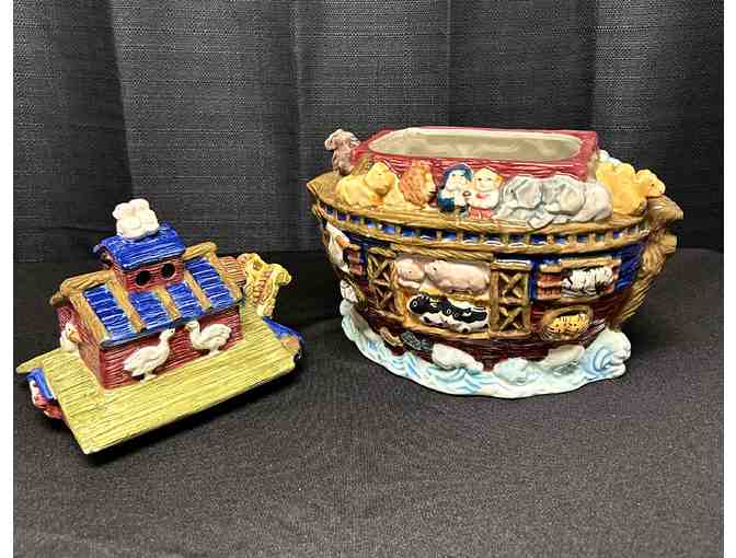 Noah's Art Cookie Jar with Assortment of Crumbl Cookies