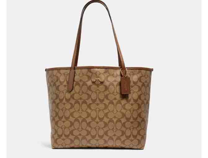 Opening Bid Reduced! Coach City Tote Bag In Signature Canvas - Photo 1