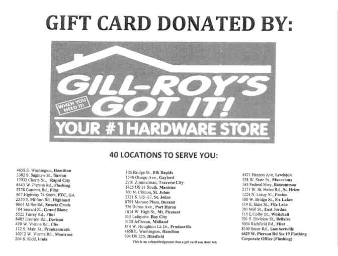 $100 in Gift Cards to Gill-Roy's Hardware - Photo 2