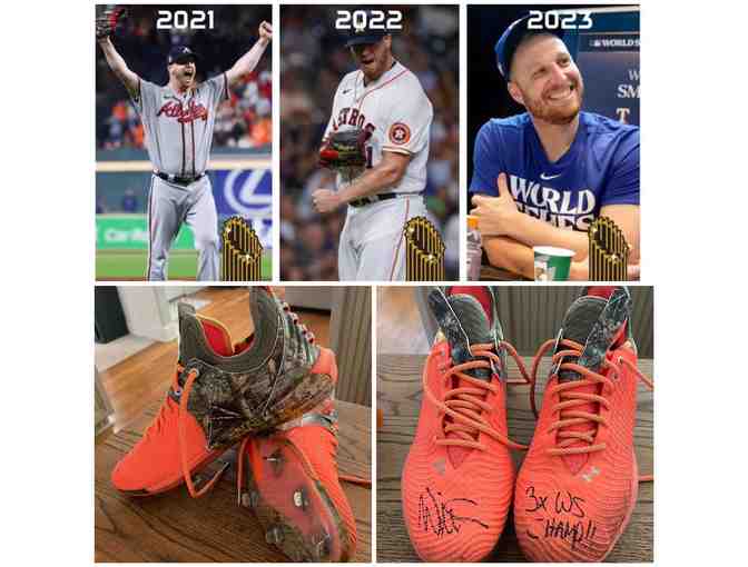 World Series Cleats ~ 2021 Atlanta Braves~ Will Smith - Photo 1