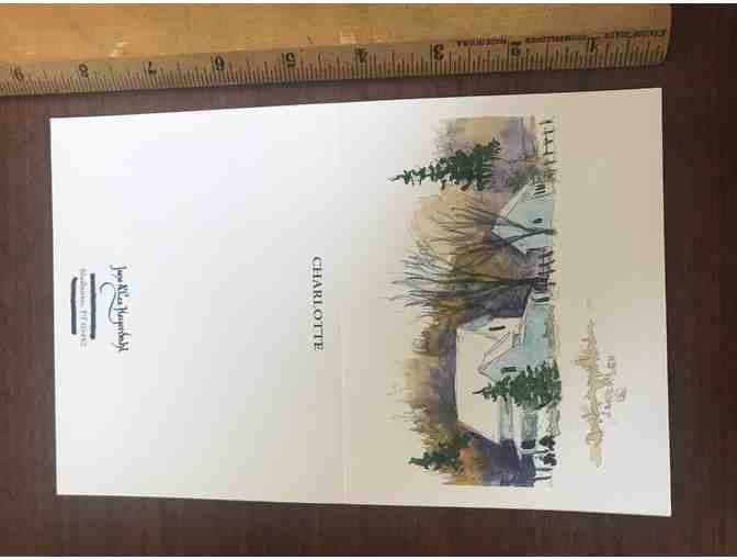 Greeting Cards of Vermont Scenes from Original Watercolors