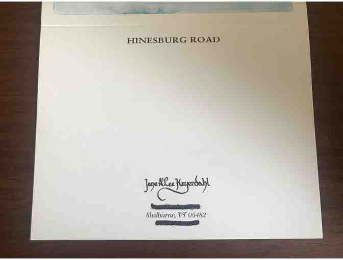 Greeting Cards of Vermont Scenes from Original Watercolors