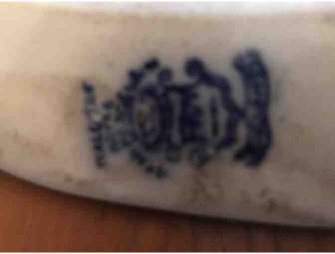 Waldorf Pattern Flow Blue Platter