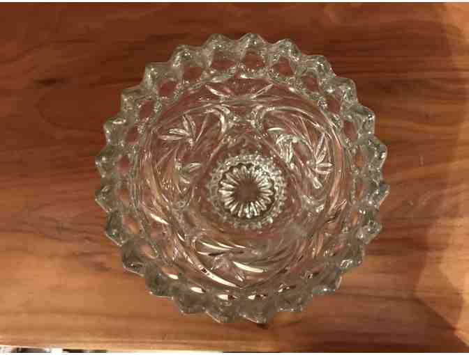 Sturdy Cut Glass Vase