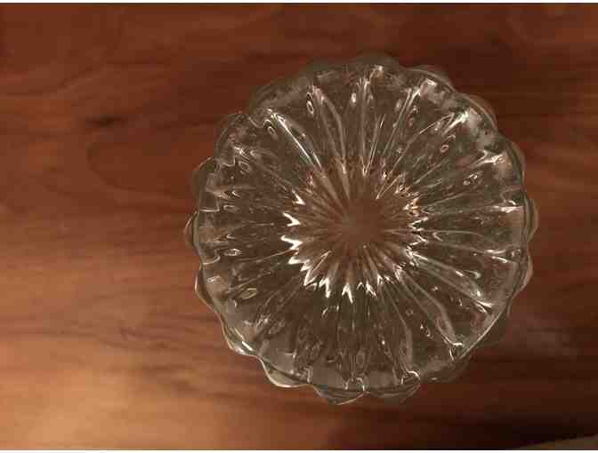 Sturdy Cut Glass Vase