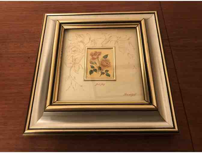 2 Wooden Goldart Frames with Certificates