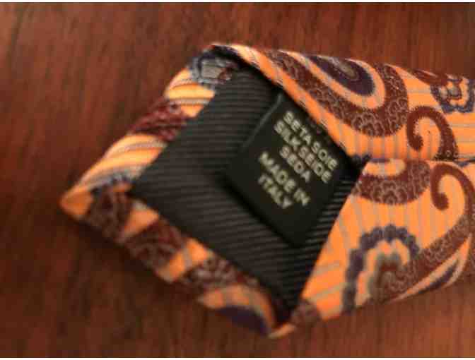 Ermenegildo Zegna Men's 100% Silk Neck Tie