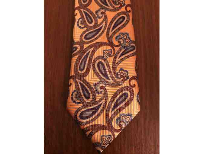 Ermenegildo Zegna Men's 100% Silk Neck Tie