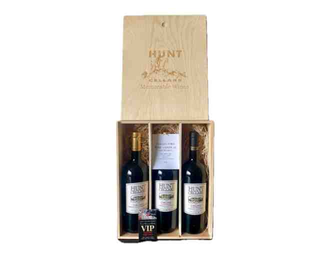 Hunt Cellars Collectors Wine Vertical Gift Basket and VIP Tasting for Six