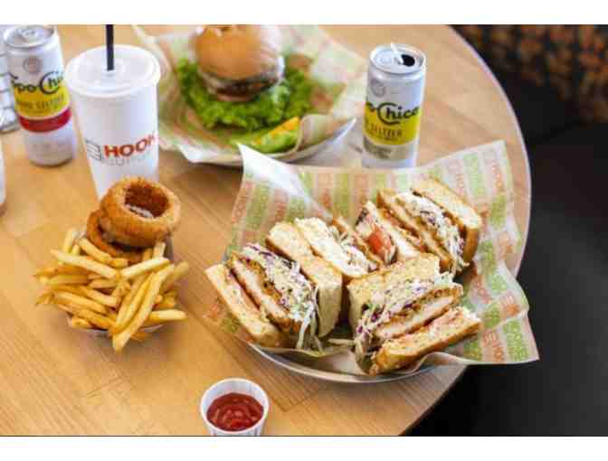 Four $50 Gift Certificates ($200 Total) for use at ANY Hook Burger location