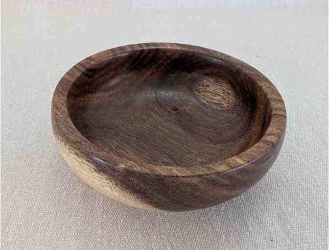 Turned Wood Bowl Made from Reclaimed Monkeypod Wood from Baldwin Home Museum