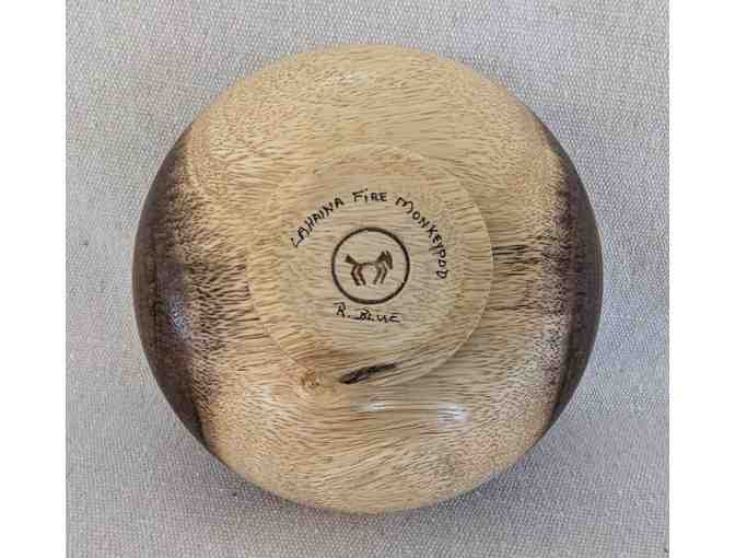 Turned Wood Bowl Made from Reclaimed Monkeypod Wood from Baldwin Home Museum