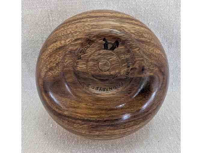 Turned Wood Bowl Made from Reclaimed Monkeypod Wood from Baldwin Home Museum