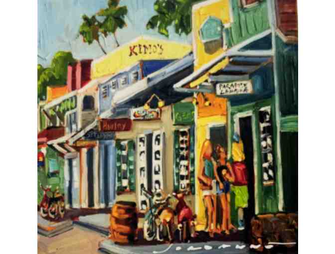 Set of Six (6) Art Tiles from Jordanne Perkins' 'Lahaina Spirit' Series