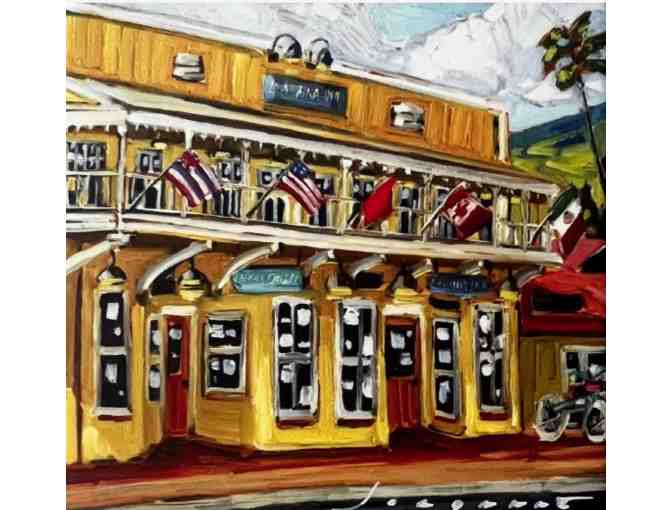 Set of Six (6) Art Tiles from Jordanne Perkins' 'Lahaina Spirit' Series