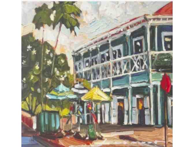 Set of Six (6) Art Tiles from Jordanne Perkins' 'Lahaina Spirit' Series