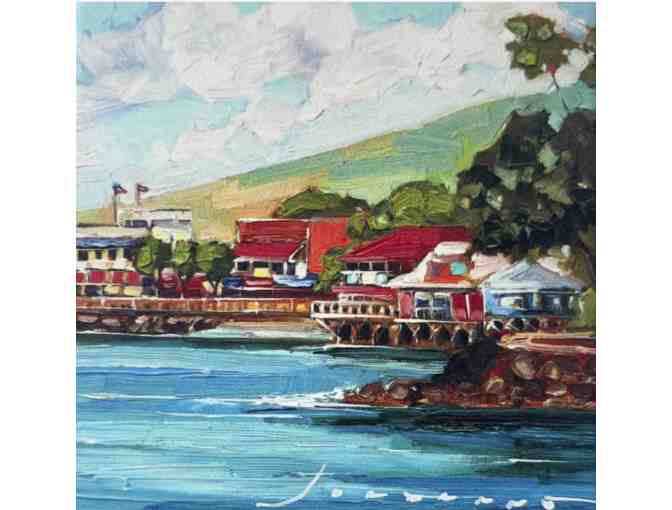 Set of Six (6) Art Tiles from Jordanne Perkins' 'Lahaina Spirit' Series