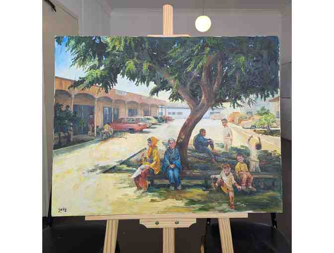 'Lahaina Shade' Oil Painting by Dorothy Oppenheimer
