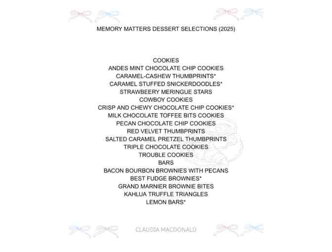 Homemade Dessert of the Month Club by Claudia MacDonald